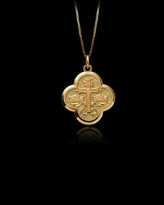 MINI Byzantine Cross Pendant (22.5 mm)