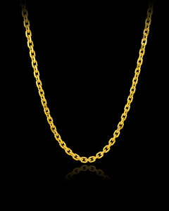 14K Solid Gold Cable Chain