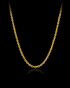 18K Solid Gold Diamond Cut Cable Chain