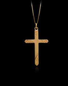 Gold Celestia Cross Pendant