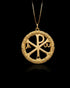 Gold Chi Rho Pendant