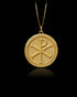Gold Christogram Pendant