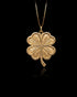 Gold Four Leaf Clover Pendant