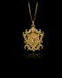Gold Coat of Arms Pendant