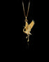 Gold Crane Pendant