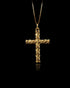 Gold Oblivion Cross Pendant