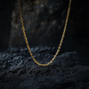 14k Solid Gold Cable Chain (1.9 mm, 2.6 mm, 3.7 mm)