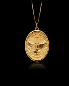 Gold Holy Spirit Dove Pendant