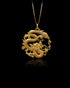 Gold Dragon Pendant