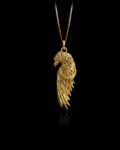 Gold Eagle Wing Pendant