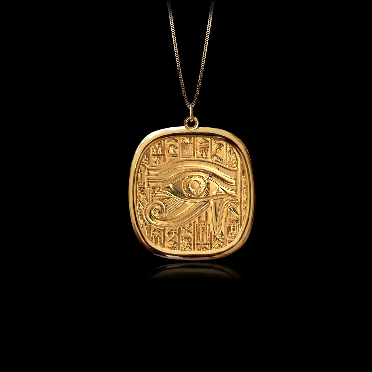 14k Gold Eye of Ra Pendants & Necklaces | Made in USA– Johnny saint