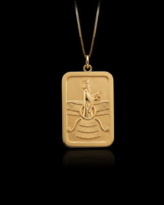 Gold Faravahar Pendant