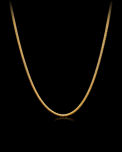 18K Solid Gold Franco Chain (1.6 mm)
