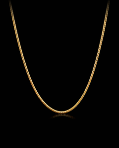 18K Solid Gold Franco Chain (1.6 mm)