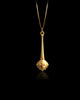 Gold Hanuman Mace Pendant