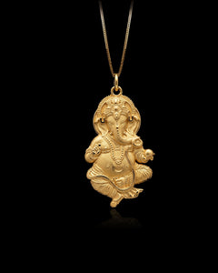 Gold Ganesh Pendant
