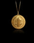 Gold St Benedict Pendant