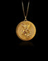 Gold St Michael Defender Pendant