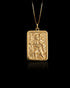 Gold St Christopher Pendant