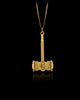 Gold Hammer Pendant