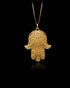 Gold Hamsa Pendant