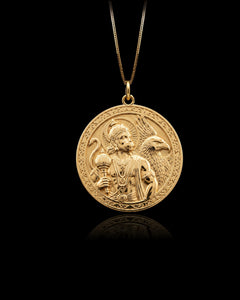 Gold Hanuman Pendant