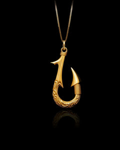 Gold Hook Pendant