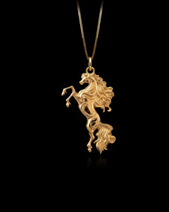 Gold Horse Pendant