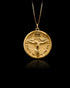 Gold INRI Jesus Pendant
