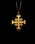Gold Jerusalem Cross Pendant