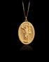 Gold Jesus Pendant