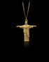 Gold Christ Redeemer Pendant