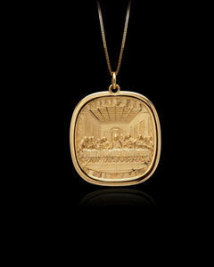 Gold Last Supper Pendant