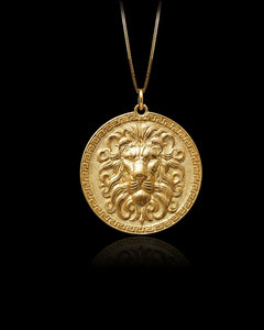 Gold Lion Radiance Pendant