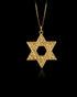 Gold Star of David Pendant