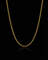 14K Solid Gold Wheat Chain