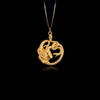 Gold Medusa Pendant