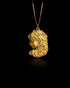 Gold Medusa Pendant