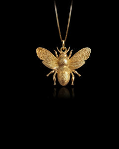 Gold Bee Pendant