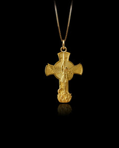 MINI St Michael Cross Pendant (30 mm)