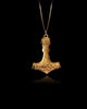 Gold Mjolnir Pendant 4