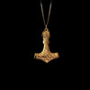 Gold Mjolnir Pendant 4