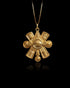 Gold Nahui Ollin Pendant