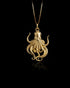 Gold Octopus Pendant