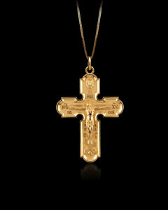 Double Sided Orthodox Cross Pendant