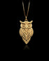 Gold Owl Pendant