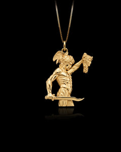 Gold Perseus Pendant