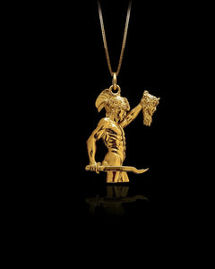 Gold Perseus Pendant