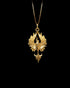 Gold Phoenix Flame Pendant