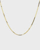 Gold Box chain necklace 